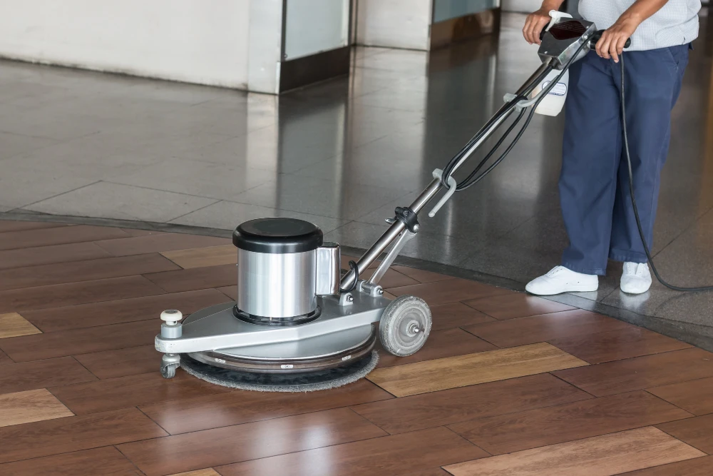 Commercial floor care, buffing, and maintenance services